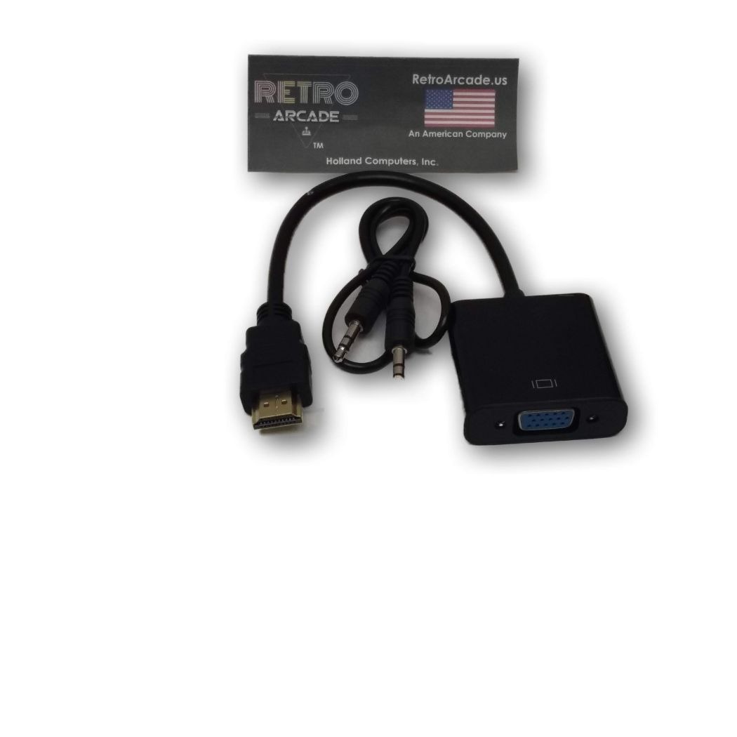 HDMI Male to VGA With Audio HD Video Cable Converter Adapter – Holland ...