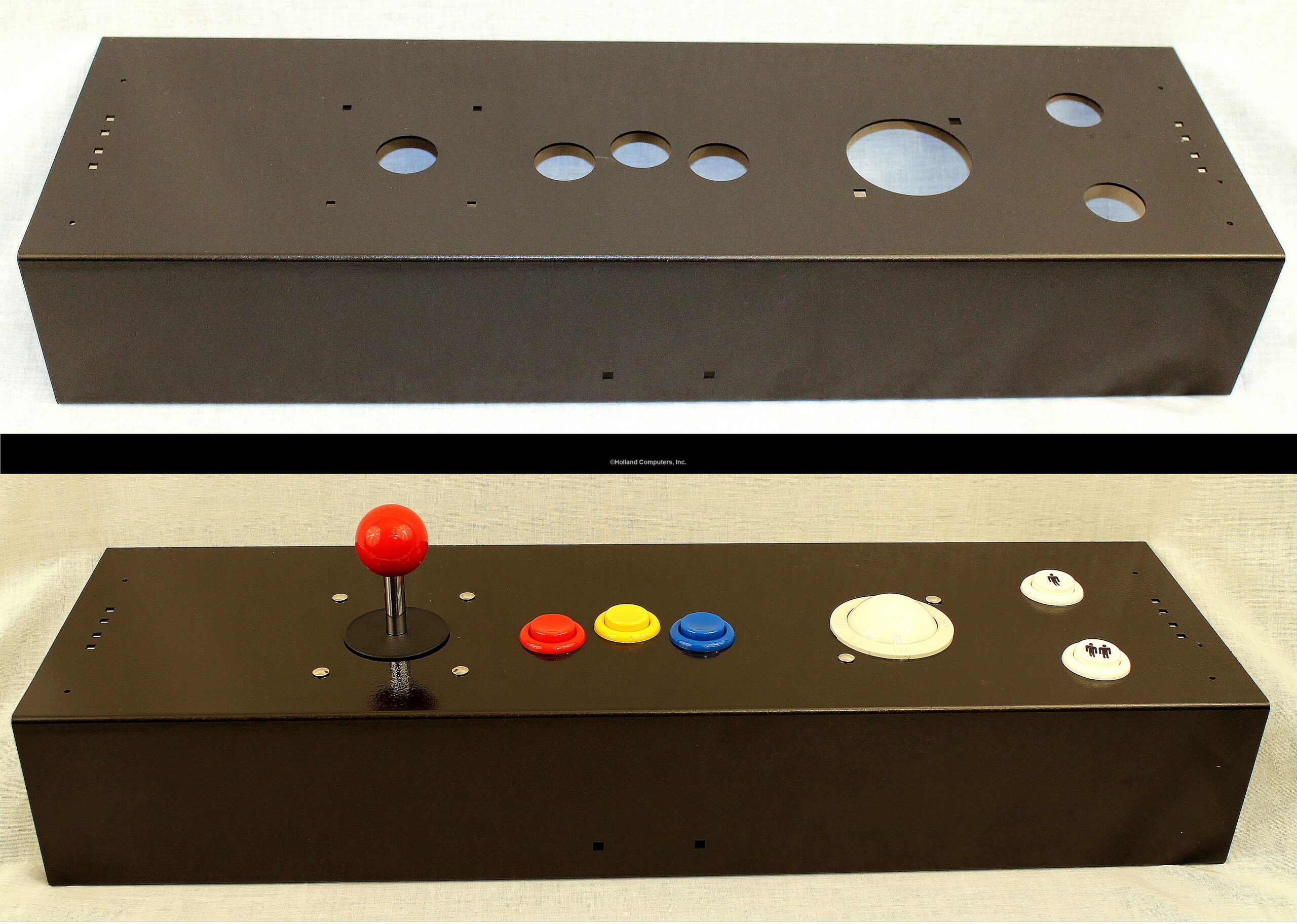 Multicade full size control panel 2 Inch trackball hole for other stand up cabinets (RA-TRACK-BALL-2