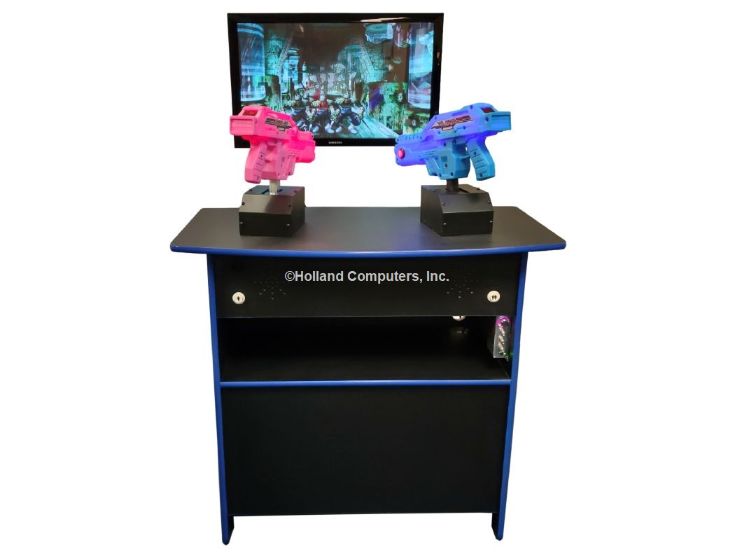 Complete Gun Cabinet kit with 3-in-1 Gun Arcade kit.