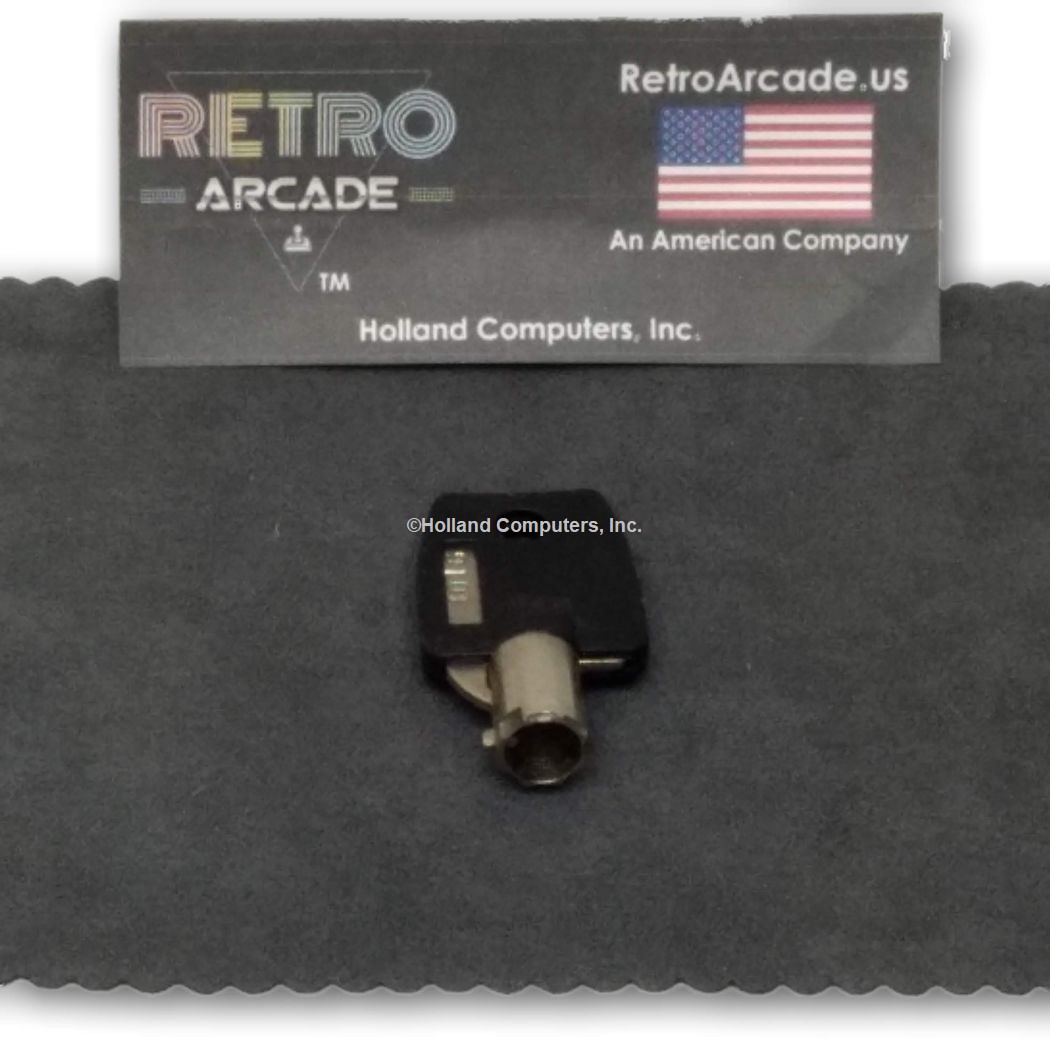 Arcade Pinbal Game Coin Door Lock Key No 3016 replacement fits RA-COIN-DOOR-6-2