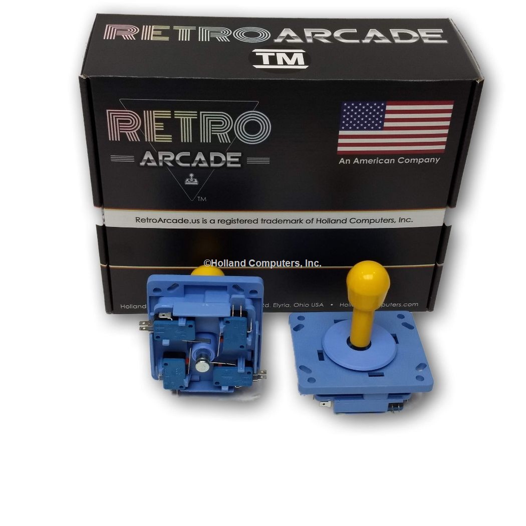 RetroArcade.us Crane Machine Replacement Joystick for RA-CRANE-KIT, Yellow