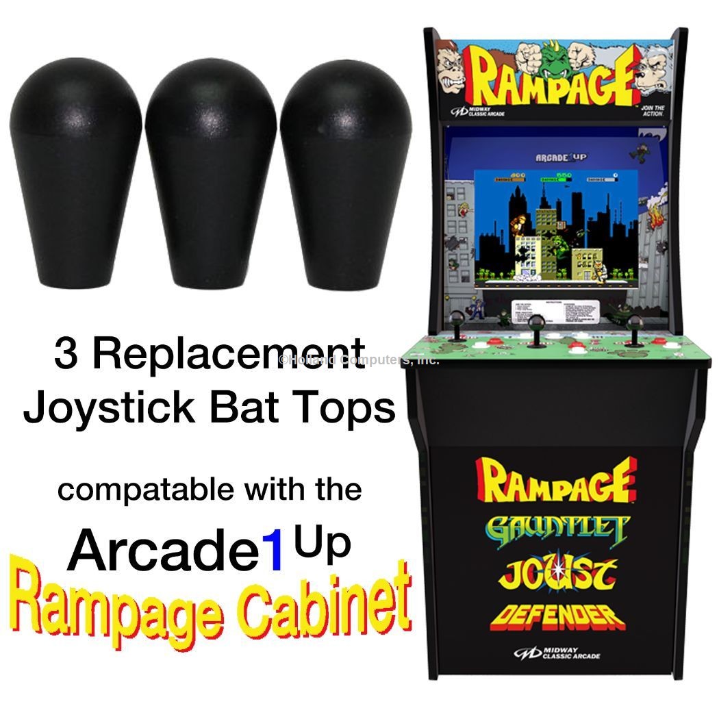 Arcade1up Rampage Street Fighter Pacman Final Fight 3 Joystick Bat Top Handles