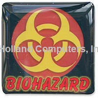 CASE BADGE, BIOHAZARD