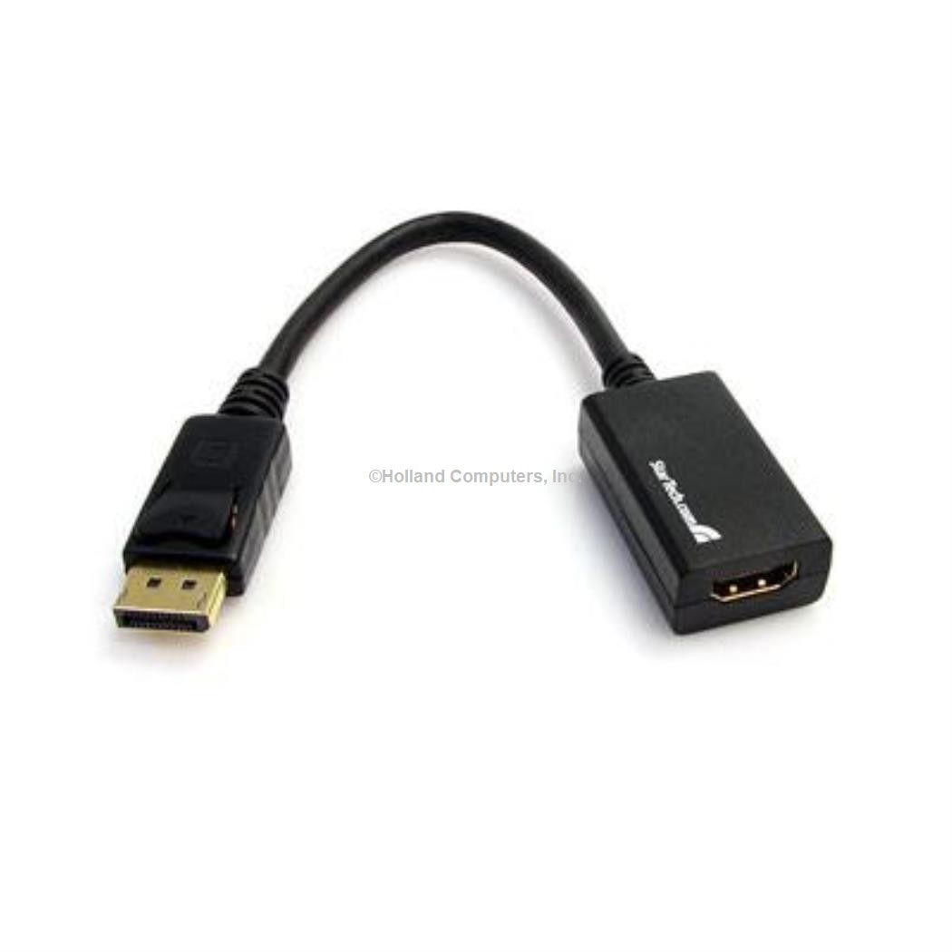 StarTech.com DisplayPort to HDMI Adapter, 1080p DP to HDMI Video Converter, DP to HDMI Monitor/TV Do