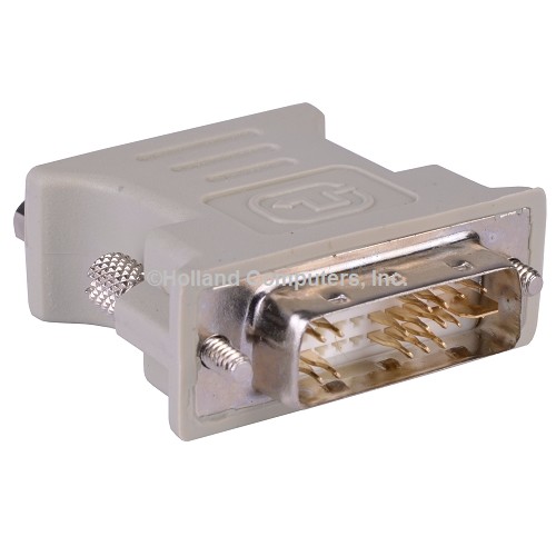 DVI-A (M)  to VGA (F) 15-Pin Adapter