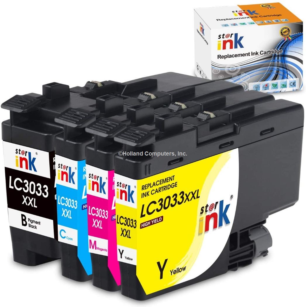 Starink LC3033 Compatible Ink Cartridge Replacement for Brother