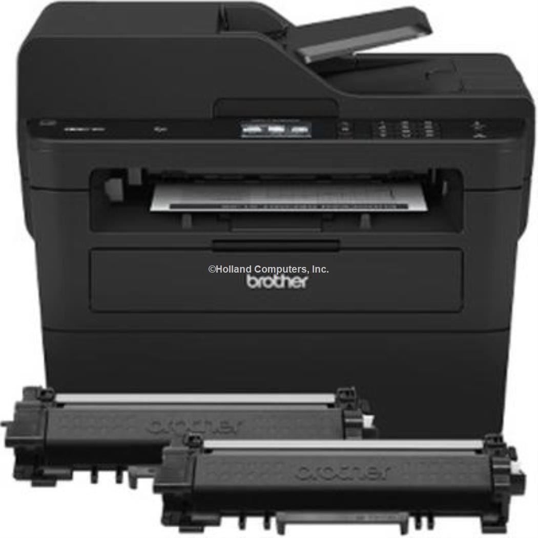 Brother MFC-L2750DW XL Extended Print Compact Laser All-in-One Printer with up to 2 Years of Toner I