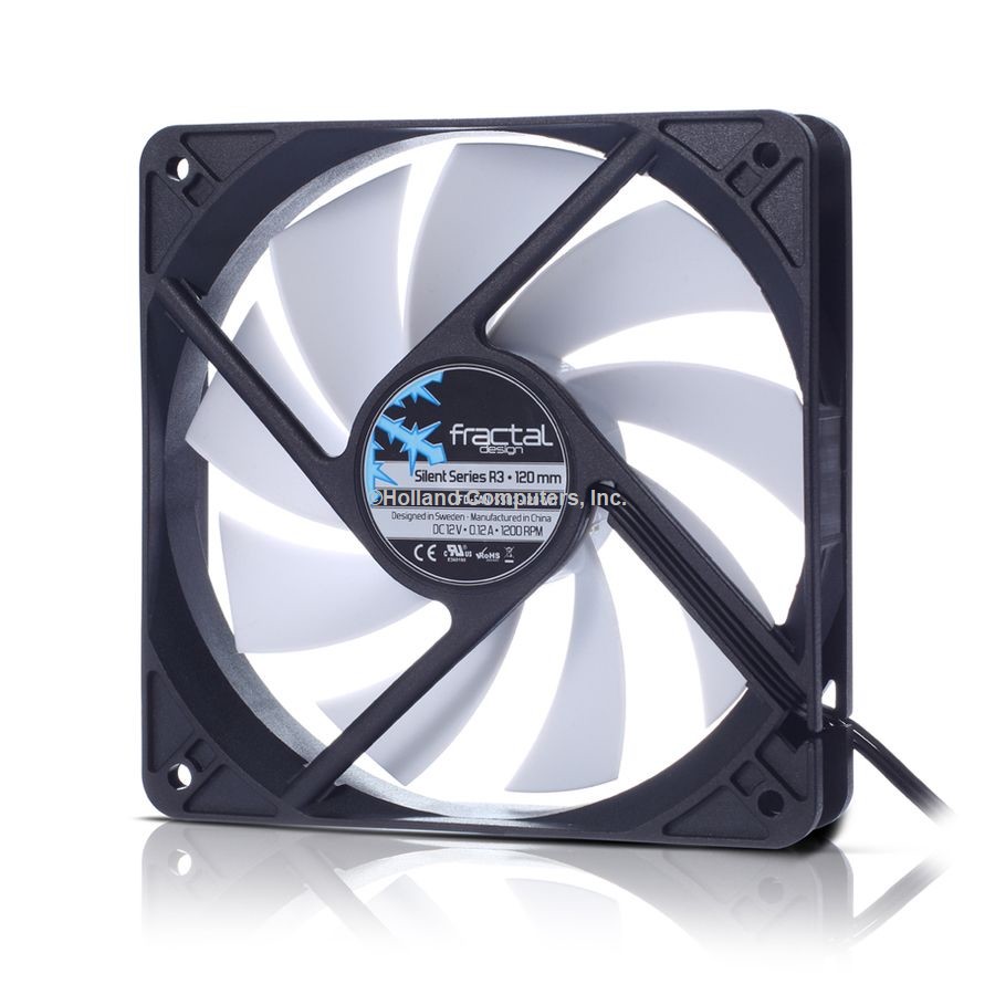 Fractal Design Silent Series R3 120mm computer case fan.