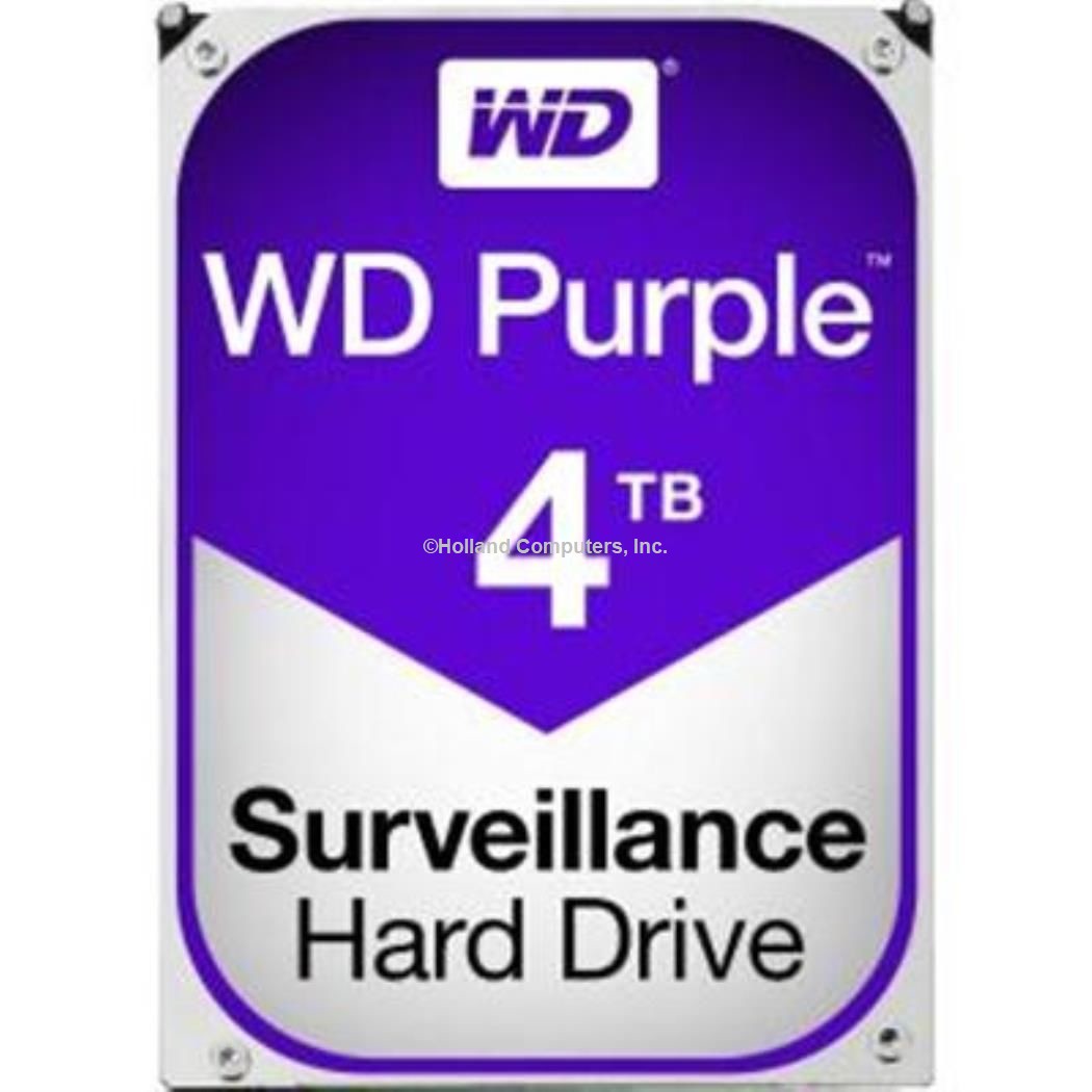 Western Digital Purple HDD 4TB,Internal,5400 RPM,3.5 inch (WD40PURZ) Hard Drive