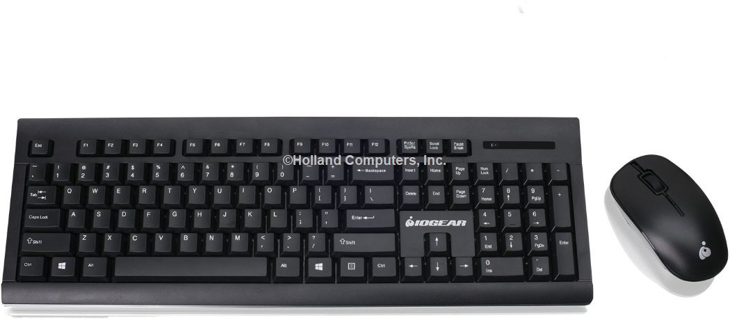 IOGEAR GKM552RB Keyboard & Mouse, 2.4G Wireless Combo Set