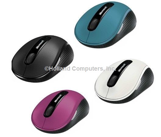 Microsoft Wireless Mobile 4000 Optical Mouse with Nano Transceiver (Red)