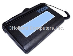 Topaz SigLite Backlit LCD 1x5:  Electronic Signature Pad with Interactive LCD display