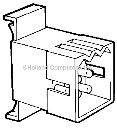 9 Pin Square Inline Solderless Connector .093 Male Housings