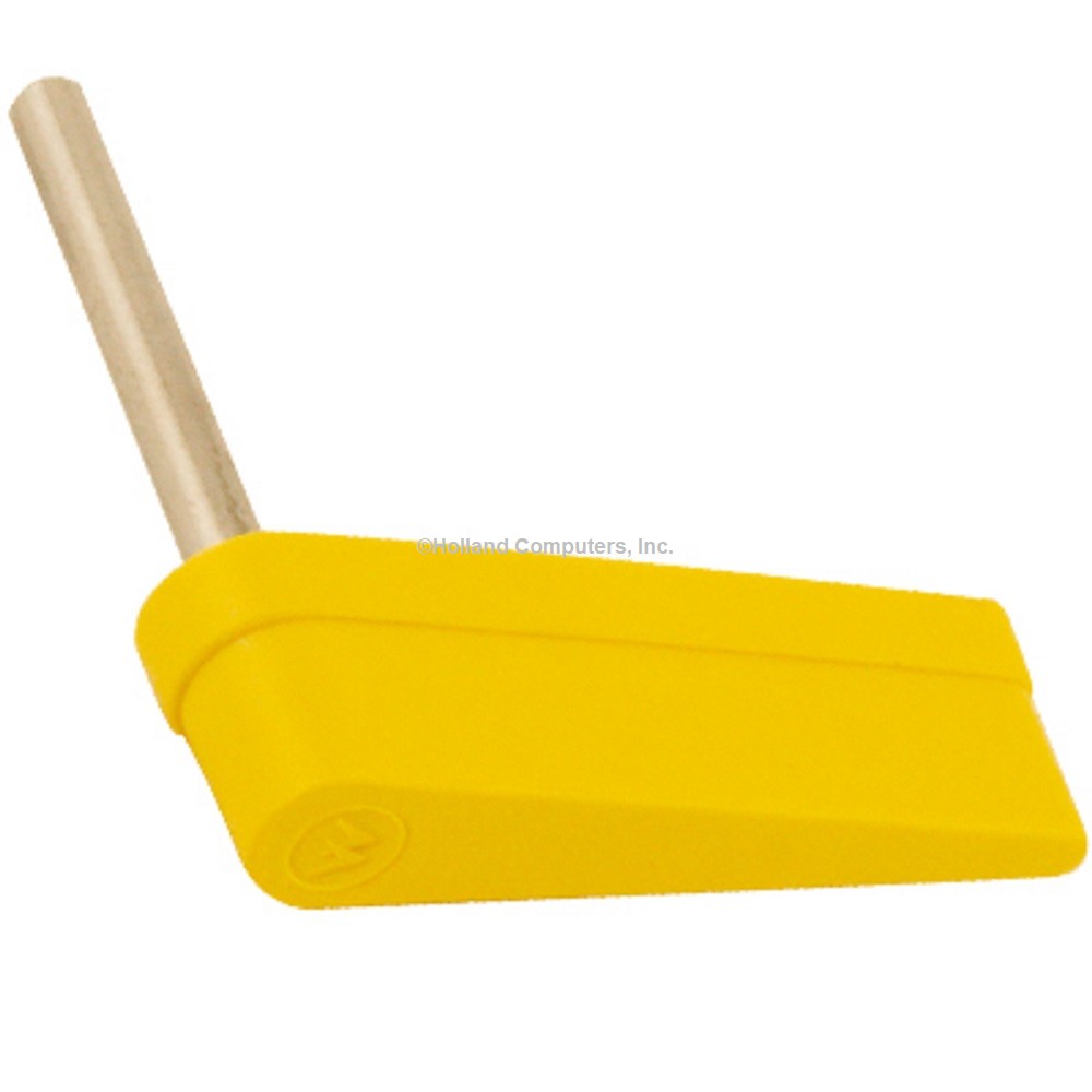 Williams Yellow arcade Pinball Flipper Bat and Shaft, 20-9250-6