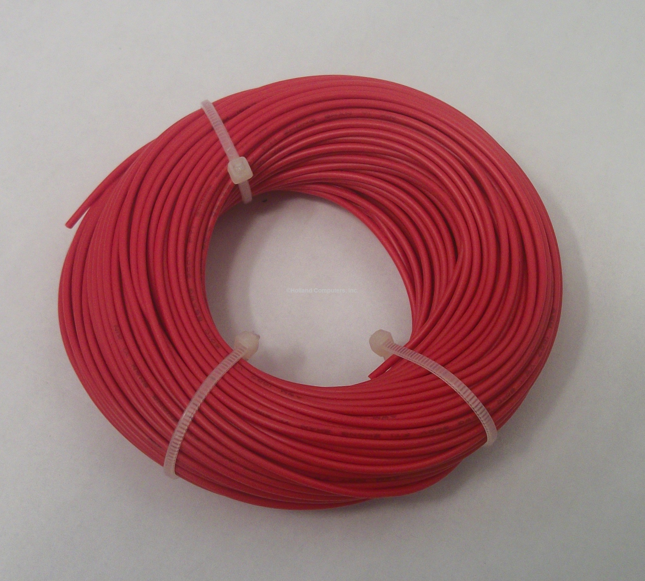 22 AWG tinned copper stranded hook up wire, 100 feet per RED UL1007