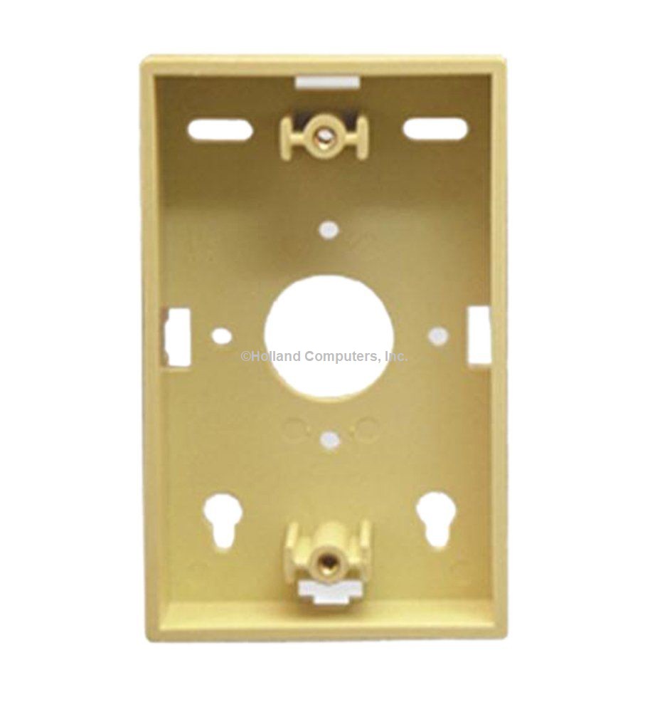 Mounting Box Low Profile 1 Gang Ivory