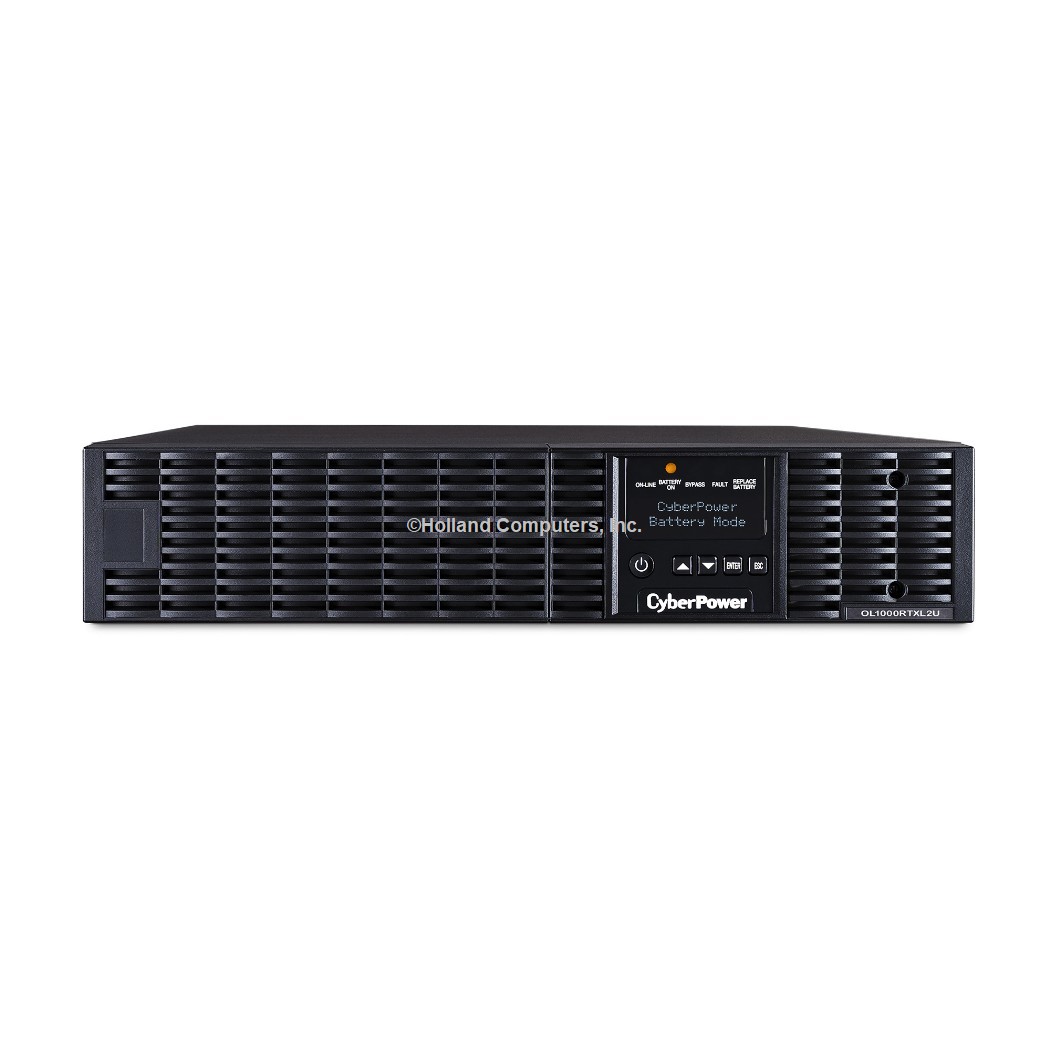 CyberPower Smart App Online OL1000RTXL2U 1000VA 100-125V Pure Sine Wave LCD Rack/Tower UPS