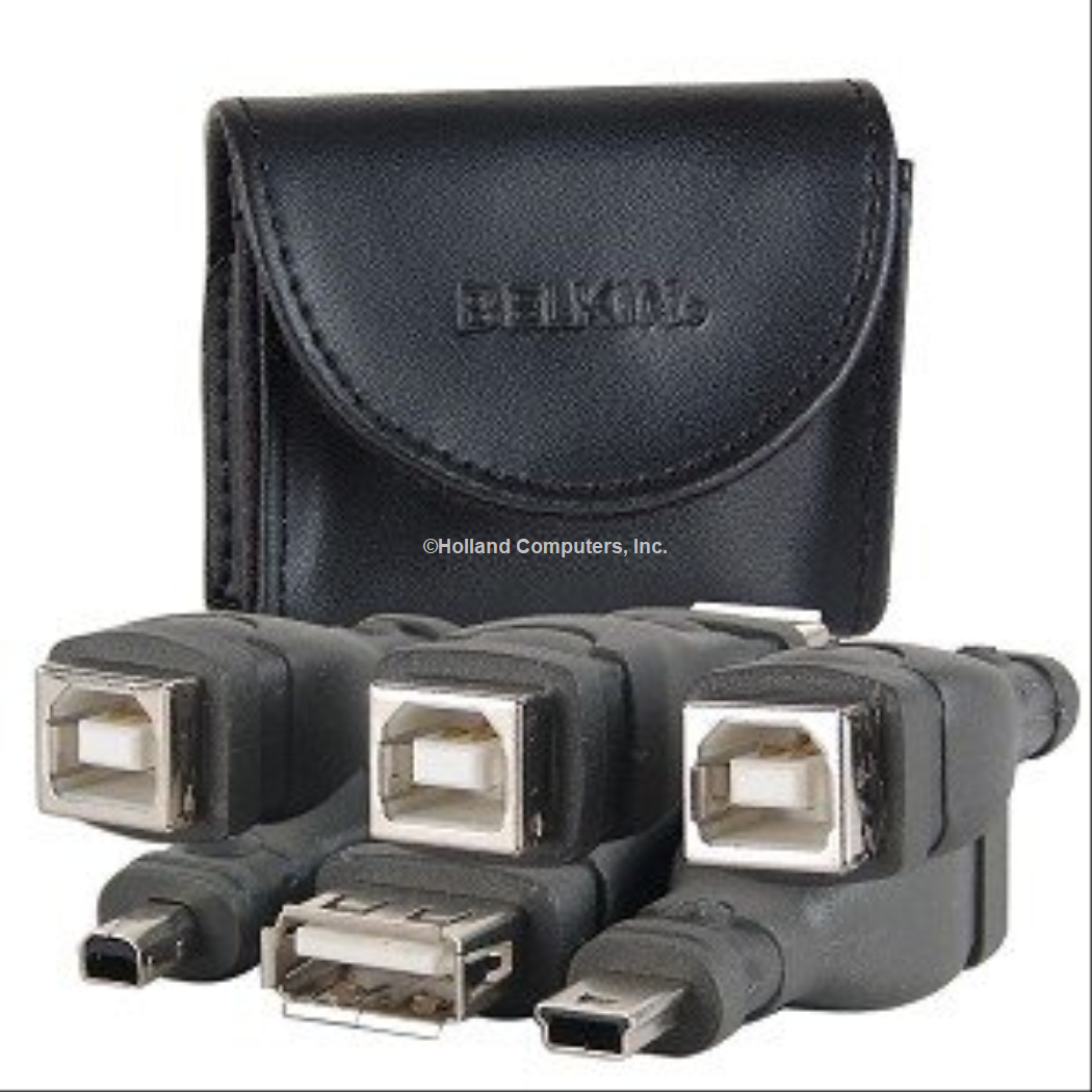 Belkin 3-In1- Usb Adapter Kit with Pouch (F3u149)