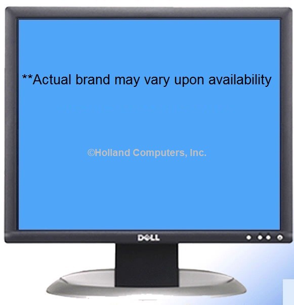 Used 19 Inch LCD Flat Panel Monitor. 4:3 Format! Cleaned and Tested Grade C with 30-day warranty