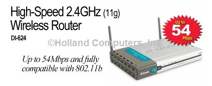 802.11G WIRELESS CABLE DSL, ROUTER 108MBPS 4PORT