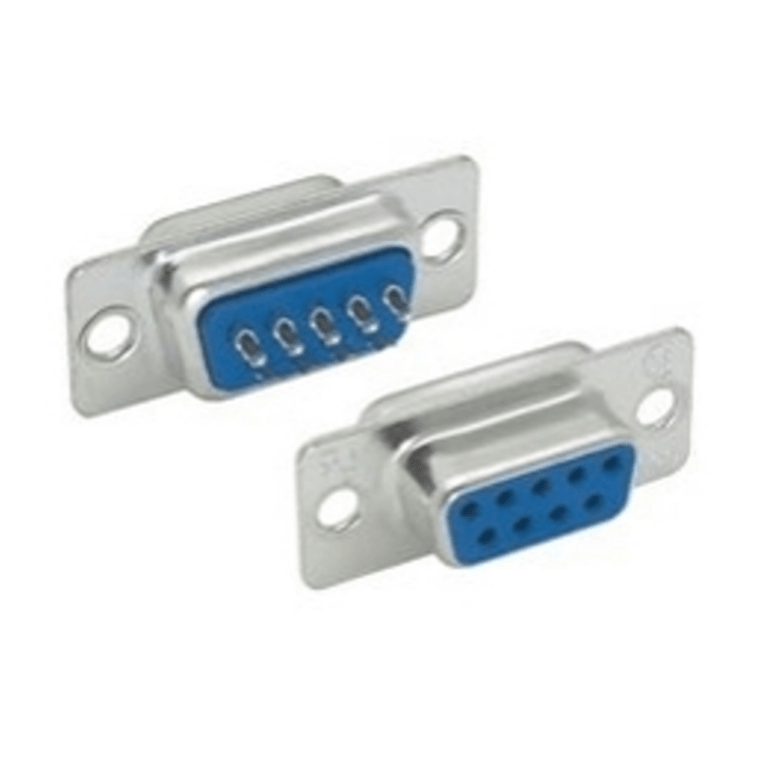 DB9 D-SUB 25-Pin Female Crimp Pin Connector Assembly Solder Type Cup ...