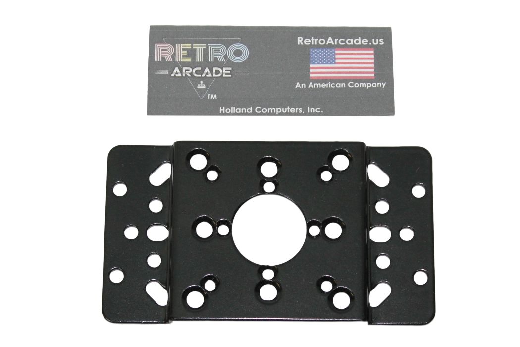 Universal Arcade Joystick Adapter Plate for Mag Stik and Mag Stik Plus, Sanwa and more