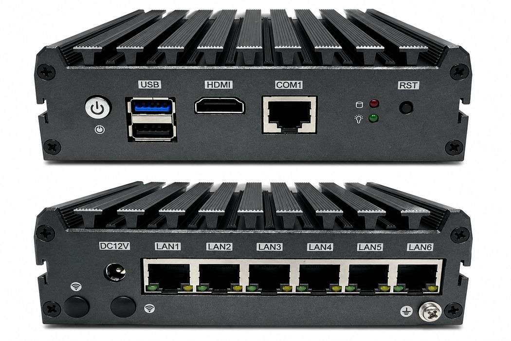 Mini PC , Nano Series, preloaded with pfSense firewall software J1900 4G Ram 32G SSD 4 Lan
